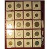 Image 2 : 670. (20) World Coins in a plastic page. All identified and in 2" x 2" holders, includes India, Isra