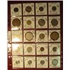 Image 1 : 672. (20) World Coins in a plastic page. All identified and in 2" x 2" holders, includes Mexico, Mor