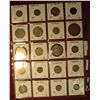 Image 2 : 672. (20) World Coins in a plastic page. All identified and in 2" x 2" holders, includes Mexico, Mor