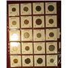 Image 2 : 673. (20) World Coins in a plastic page. All identified and in 2" x 2" holders, includes Netherlands