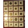 Image 2 : 675. (20) World Coins in a plastic page. All identified and in 2" x 2" holders, includes Singapore, 