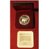 Image 1 : 694. 1885-1985 Canada Proof National Parks Silver Dollar. In Original Case.