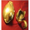 Image 2 : 698. Heavy Solid Brass Duck Compote (removable lid) and Swan (Planter) from Korea.