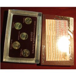 701. 2006 Denver Mint Five-Piece Set of Statehood Quarters in a specialty holder. Gem BU .