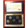 Image 2 : 708. 2008 Philadelphia Mint Five-Piece Set of Statehood Quarters in a specialty holder. Gem BU .