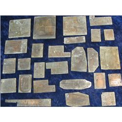 719. (10) Different Linotypes, including at least one from Pella, Iowa. Early 1900 era.