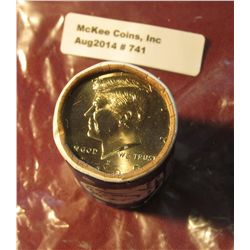 741. 2009 D Original U.S. Mint Wrapped Roll of Kennedy Half Dollars. Gem BU .