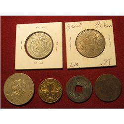 758. Grand Tokyo Slot Machine Token; London Wax Museum St. PetersBU rg Beach, Florida Token; "May Go