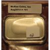 Image 2 : 791. One Ounce .999 Fine Silver Ingot. Lots of space so it could be engraved.