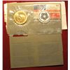 Image 2 : 792 1974 Postmarked American Revolution Bicentennial First Day Cover & Medal with original invoice f