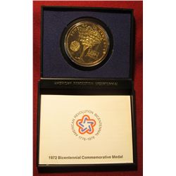 796 1972 American Revolution Bicentennial Medal BU .