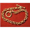 Image 1 : 824. Heavy round link silver bracelet weighs 17 grams