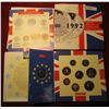 Image 2 : 845. 1992 United Kingdom Brilliant Uncirculated Coin Collection, in original packaging