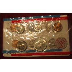 847. 1970 US Mint set, in original mint cello and outer envelope, includes scarce 1970-D half