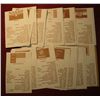 Image 1 : 859.    Roll of 50 1976 Lincoln Cents, each counter stamped with a different state. Made for the Bic