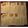 Image 2 : 859.    Roll of 50 1976 Lincoln Cents, each counter stamped with a different state. Made for the Bic