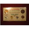 Image 1 : 896.  Merry Christmas from Around the World, BU  6 coin set, coins are dated 1950-1965