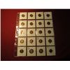 Image 1 : 917. 20 proof coins in 2x2s, mostly pennies, includes 2 nickels and a dime, dates range from 1961 to
