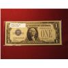 Image 1 : 927.    Series 1928 “Funny Back” US $1 Silver Certificate Crisp Uncirculated.