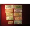 Image 2 : 936. 10 (ten) mixed World Banknotes, WWII era to present