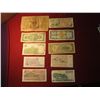 Image 2 : 945. 10 (ten) mixed World Banknotes, WWII era to present