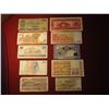 Image 2 : 949. 10 (ten) mixed World Banknotes, WWII era to present