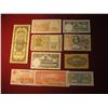 Image 2 : 951. 10 (ten) mixed World Banknotes, WWII era to present