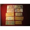 Image 1 : 961. 10 (ten) mixed World Banknotes, WWII era to present