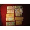 Image 2 : 961. 10 (ten) mixed World Banknotes, WWII era to present