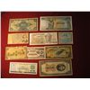 Image 1 : 963. 10 (ten) mixed World Banknotes, WWII era to present