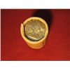 Image 1 : 967. Original $10 face value “shotgun roll” of 1963-D Franklin Halves in a Wachovia Bank & Trust Co.