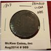 Image 1 : 989. 1807 Large Cent AG damaged, strong clear date