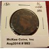 Image 1 : 993. 1821 Large Cent AG, clear date, tougher date!