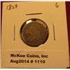 Image 1 : 1110. 1827 Capped Bust Dime G