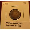 Image 1 : 1118. 1875 Seated Liberty Dime VG