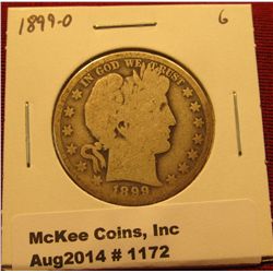 1172. 1899-O Barber Half Dollar G