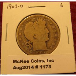 1173. 1903-O Barber Half Dollar G