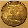 Image 2 : 1186. 1941 P Walking Liberty Half Dollar BU  MS63+ toned, STRONG REVERSE