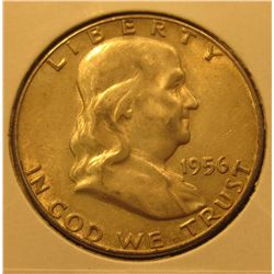 1195. 1956 P Franklin Half Dollar AU