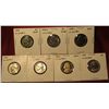 Image 1 : 1254. 7 Jefferson Nickels – 1977 PD, 1978 PD and 1979, all BU ; 1977-S Proof & 1978-S Proof, part of