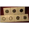 Image 2 : 1254. 7 Jefferson Nickels – 1977 PD, 1978 PD and 1979, all BU ; 1977-S Proof & 1978-S Proof, part of