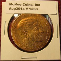 1263. Ronald Reagan Inauguration Medal – bronze, produced by US Mint