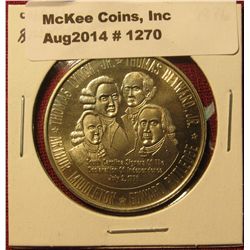 1270. Charleston, SC Bicentennial medal featuring South Carolina signers of the Declaration of Indep