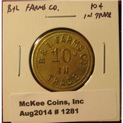 1281. B+L FarMS Good for 10¢ in Trade