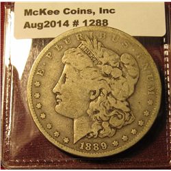 1288. 1889-O Morgan Silver Dollar VG