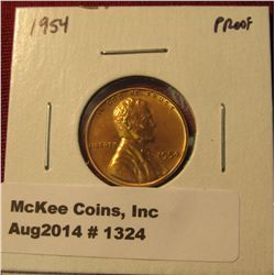1324. 1954 P Proof Lincoln Wheat Cent