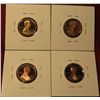 Image 2 : 1332. Set of 4 2009-S Proof Lincoln Bicentennial Commemorative Cents, all with BEAUTIFUL toning – SC