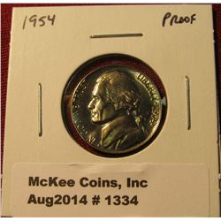 1334. 1954 P Proof Jefferson Nickel