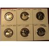 Image 1 : 1351. Set of 6 2009-S Proof Washington Quarters – District of Columbia, Puerto Rico, Guam, American 