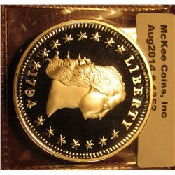 1352. Copy of a 1794 US Flowing Hair Silver Dollar – marked COPY – faithful reproduction marked COPY